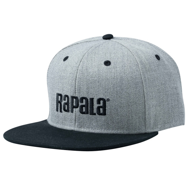 Rapala Flat Brim Cap-Grey Black