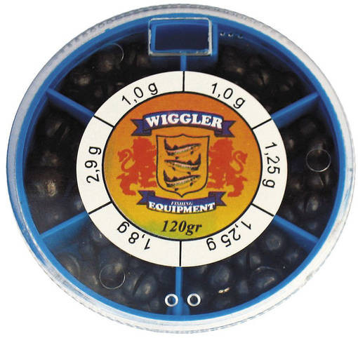 Wiggler 120g sortimentask Stora hagel