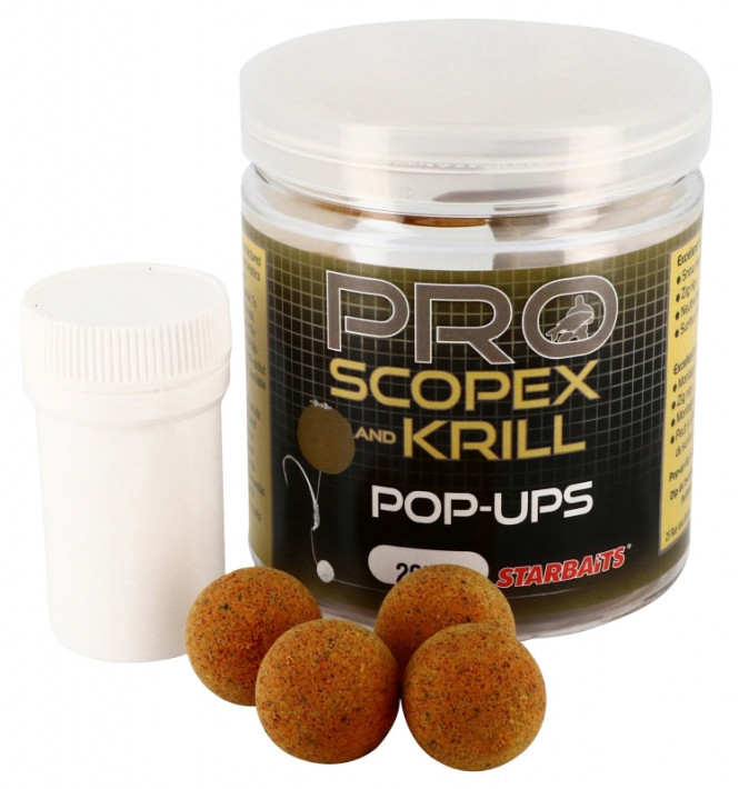 Starbaits Probio Pop Ups - Scopex and Krill 20 mm