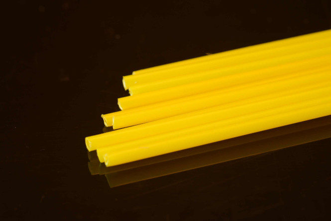 A Jensen Plastic Tube 1,8mm - Fluo. Yellow