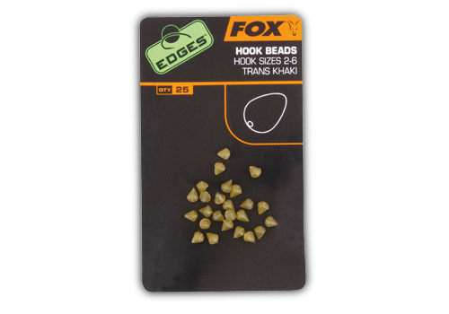 FOX Edges Hook Bead Size 2-6 Trans Khaki