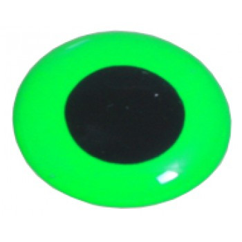 Fly-Dressing Epoxy Eyes 9mm Fluo Green