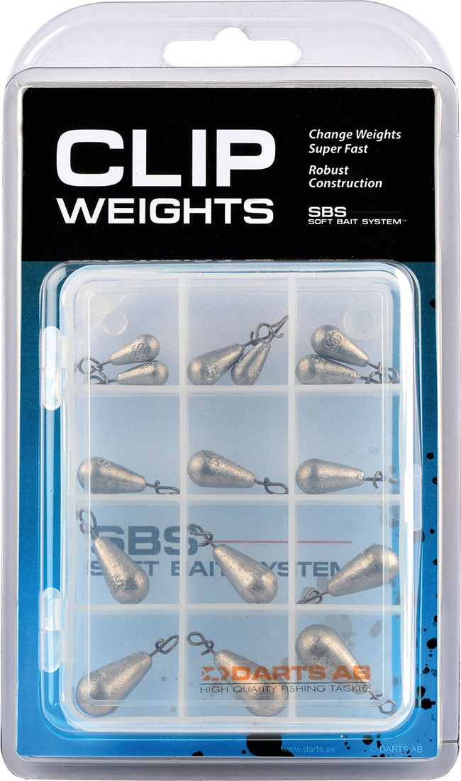 Darts Clip Weights/Lead Box 3-18Gr