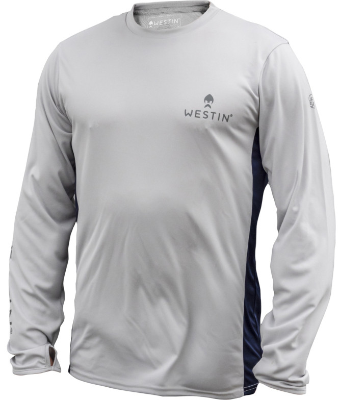 Westin Pro UPF Long Sleeve Grey/Navy Blue