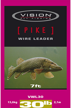 Vision Pike Vire Leader 7Ft 30Lb